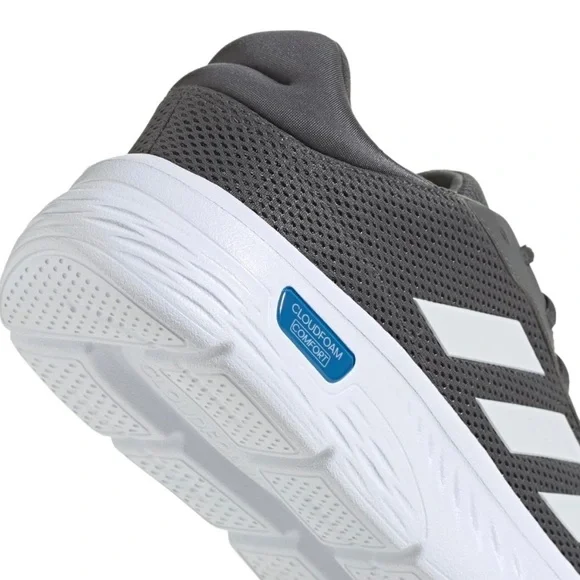 New Adidas Men's Cloudfoam Comfort Dark Gray Athletic Shoes - Picture 3 of 11